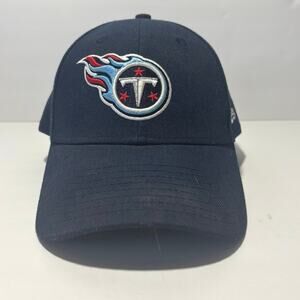 Tennessee Titans Hat Cap 9FORTY New Era Strap Back Adjustable Blue NFL Football